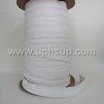 ACB2309R Auto Carpet Binding,  #309 White,  3/4" wide, two edge turned,   (PER 100 YARD ROLL FREIGHT FREE)