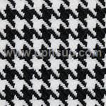 HTF01 Fabric Houndstooth - #01-7298922 Black/White, 57" (PER YARD)