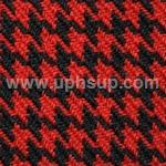 HTF06 Fabric Houndstooth - #06-7298921 Red/Black, 57" (PER YARD)