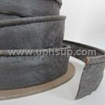 LST-SWCR Listing Tape - Seat, Gray Typar, 1-1/2" w/cord, 100 yds. (PER ROLL)