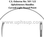 NEC6 Needle 6" - 15 ga., Curved Round Point (EACH)