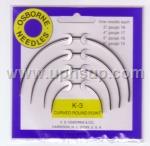 NECK3 Needles, 3", 4", 5", 6", Curved Round Point (PER PACK)