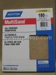 SDP180A Sandpaper - Aluminum Oxide 9" x 11", fine 180 grit (EACH)