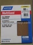 SDP80D Sandpaper - Aluminum Oxide 9" x 11", coarse 80 grit (EACH)