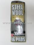 SWL0000 Steel Wool Pads - #0000, 16 pads (PER PACK)