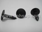 ATF1583 AUTO TRIM FASTENERS #1583 - 50 pcs.,  3/16" hole size, 19/32" head diameter, black nylon shield retainers