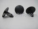 ATF1149 AUTO TRIM FASTENERS #1149 - 25 pcs., 17/64 hole size, 1" head diameter, black nylon shield retainers