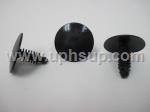 ATF9849 AUTO TRIM FASTENERS # 9849 - 25 pcs.,  9/32 hole size, 1" head diameter, black