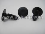 ATF10403 AUTO TRIM FASTENERS, #10403 - 50 pcs.,  9/32" hole size, 19mm head diameter, black nylon retainer