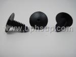 ATF10611 AUTO TRIM FASTENERS #10611 - 25 pcs.,  9/32" hole size black nylon retainer