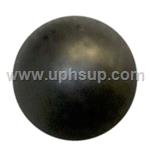 DN7100-BLM1/2 Decorative Nails - Black Lacquer Matte, 7/16" diameter, 1/2" shank, 1,000 pcs. (PER BOX)