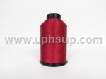 THVP611 Thread - Vision outdoor embroidery thread, polyester size 40, #611 Deep Red, 5,500 yard spool (EACH)
