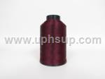 THVP612 Thread - Vision outdoor embroidery thread, polyester size 40, #612 Merlot, 5,500 yard spool (EACH)