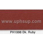 PHSC1998S Auto Headliner, 3/16" x 60", #11998 Dark Ruby (SURCOLOR) (PER YARD)