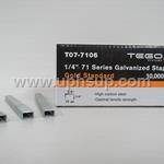 STTE7106 Staples - Galvanized, TEGO #T07-7106, 1/4", 10,000 pcs. (PER BOX)