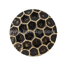 These honey comb bronze lacquered rolled finish quality steel nails have a 1/2-inch long shank and a head diameter of 7/16-inch.