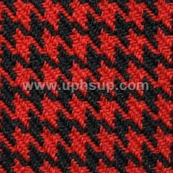 HTF06 Fabric Houndstooth - #06-7298921 Red/Black, 57" (PER YARD)