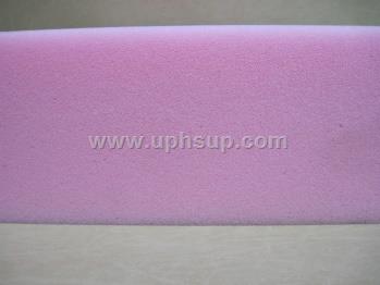 JK03024082 Foam #1845 Quality Firm (pink), 3" x 24" x 82" (PER SHEET)