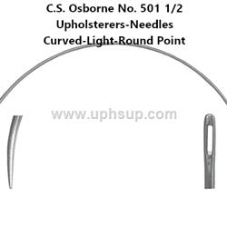 NEC6 Needle 6" - 15 ga., Curved Round Point (EACH)