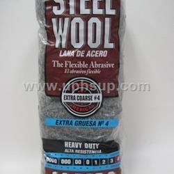 SWL4 Steel Wool Pads - #4, 16 pads (PER PACK)