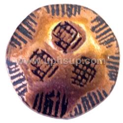 DN7003-OCLR1/2 Decorative Nails - Oxford Old Copper Laquered Rolled, 7/16" diameter, 1/2" shank. 1,000 pcs. (PER BOX)