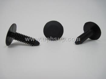 ATF10366 AUTO TRIM FASTENERS #10366 - 50 pcs., 1/4" hole size, 7/8" head diameter, black nylon splash shield retainer