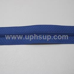 ZIP3N17HF10 Zippers - #3 Nylon, High Flyer, 10 yds. with 10 gold slides (PER ROLL)