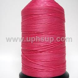 THC710Q Contrast Thread-T-270 BONDED NYLON Thread, #710Q Dk. Pink, 8 oz. spool