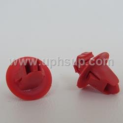 ATF9946 AUTO TRIM FASTENERS.
 Red Nylon. Fender Moulding Clips. (10 PCS.)