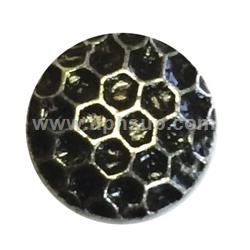 DN7210-OSLR 1/2-100 Decorative Nails - Old Silver Honey Comb Lacquer Rolled, 7/16" diameter,1/2" shank 100 pcs. (PER BAG)